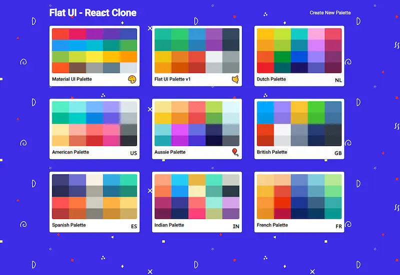 Flat UI Clone